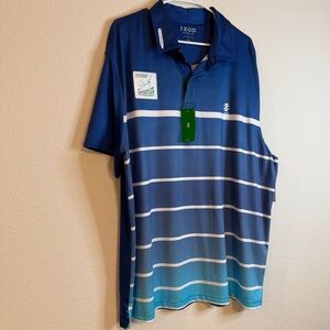 🆕 IZOD Golf SwingFlex Polo 2XL Mazarine Blue – Stretch Performance Shirt 🆕